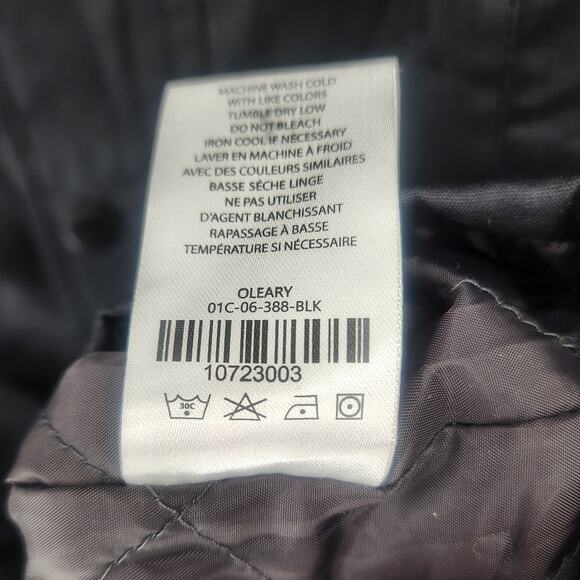 Five Four O’Leary Black Utility Jacket Corduroy Collar NWT Large - Picture 11 of 13